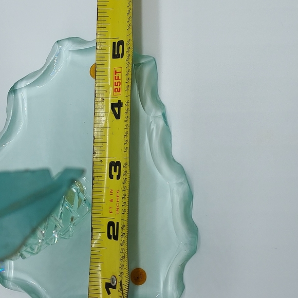 Glass/Metal Palm Tree Sculpture Accent Piece - Picture 7 of 7